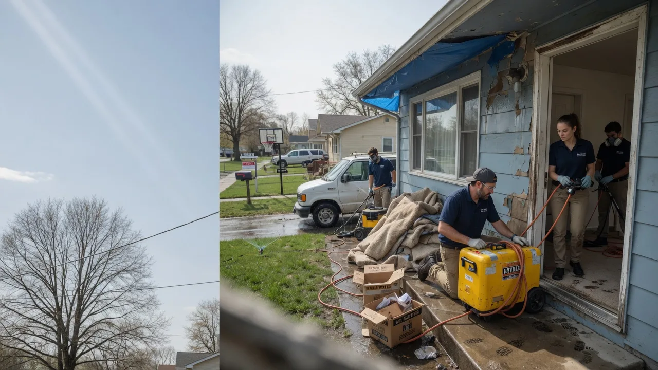 Basement Flood Cleanup in Trumbauersville, PA near me